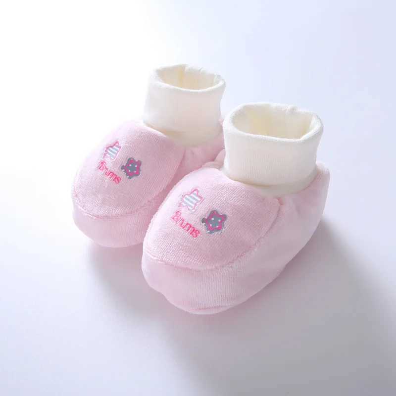 Baby 2 pairs of shoes baby boy girl shoes soft soled colored baby shoes childrens newborn shoes first walking boots M240827