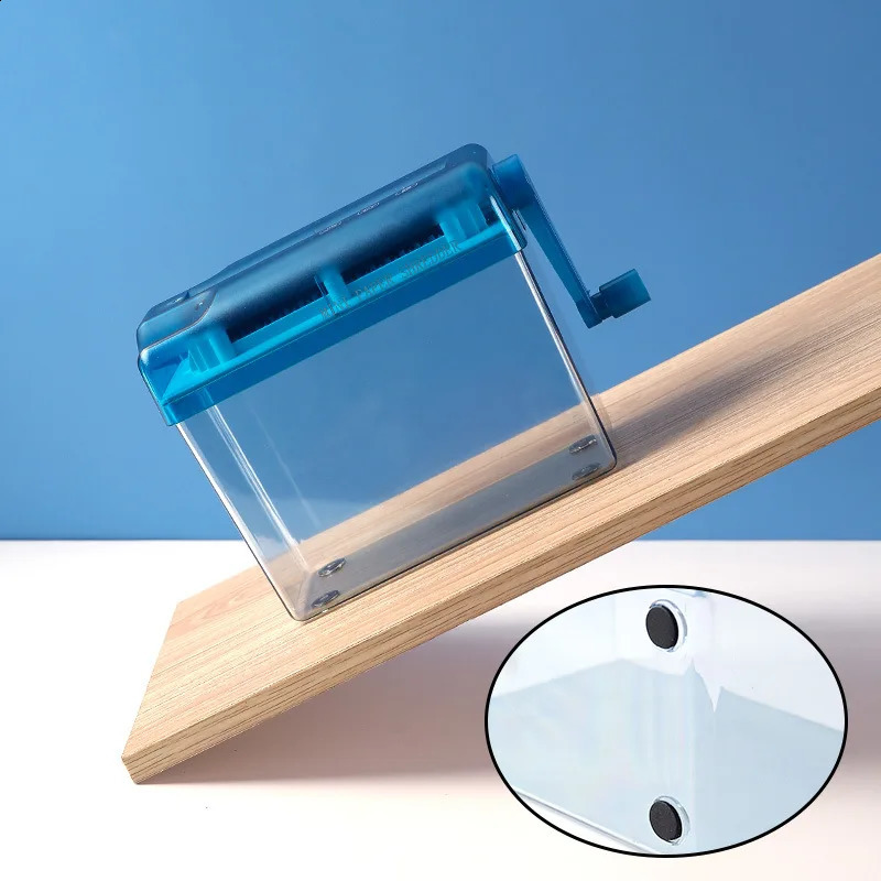 One Piece Office Manual Shredder Household Small Mini Paper Shredder Tool Hand Cranked A6 File Shredder 240826