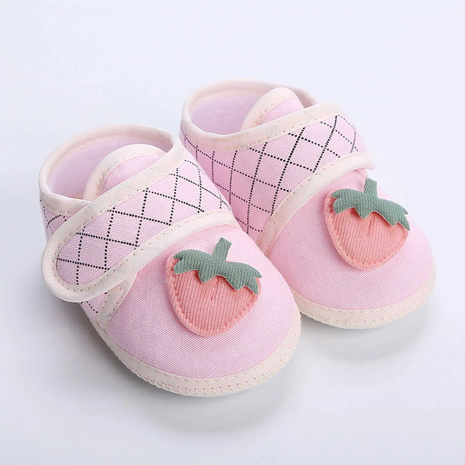 Spring baby and toddler shoes girls and boys newborn letter printing cartoon pre walker soft soled sandals first walking shoes M240827