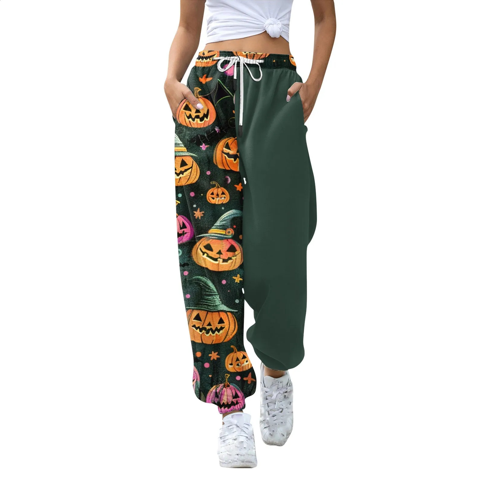 Womens sports pants Halloween printed casual pants womens pants high waisted womens clothing sales bag pants women 240827