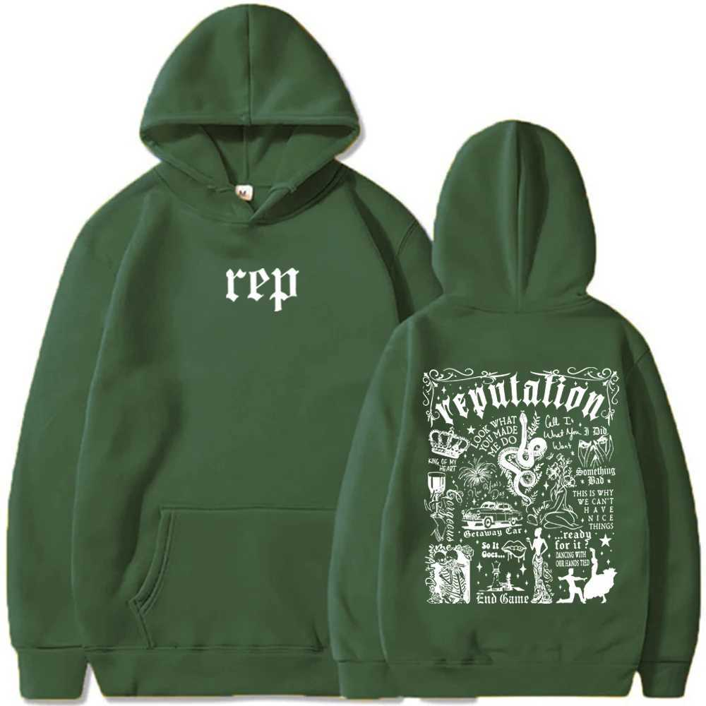 Taylor Reputation Hoodie Pop Music Hoodie Taylor Music Sweatshirt Music Lovers Gift Swift Pullover Tops Streetwear W240827