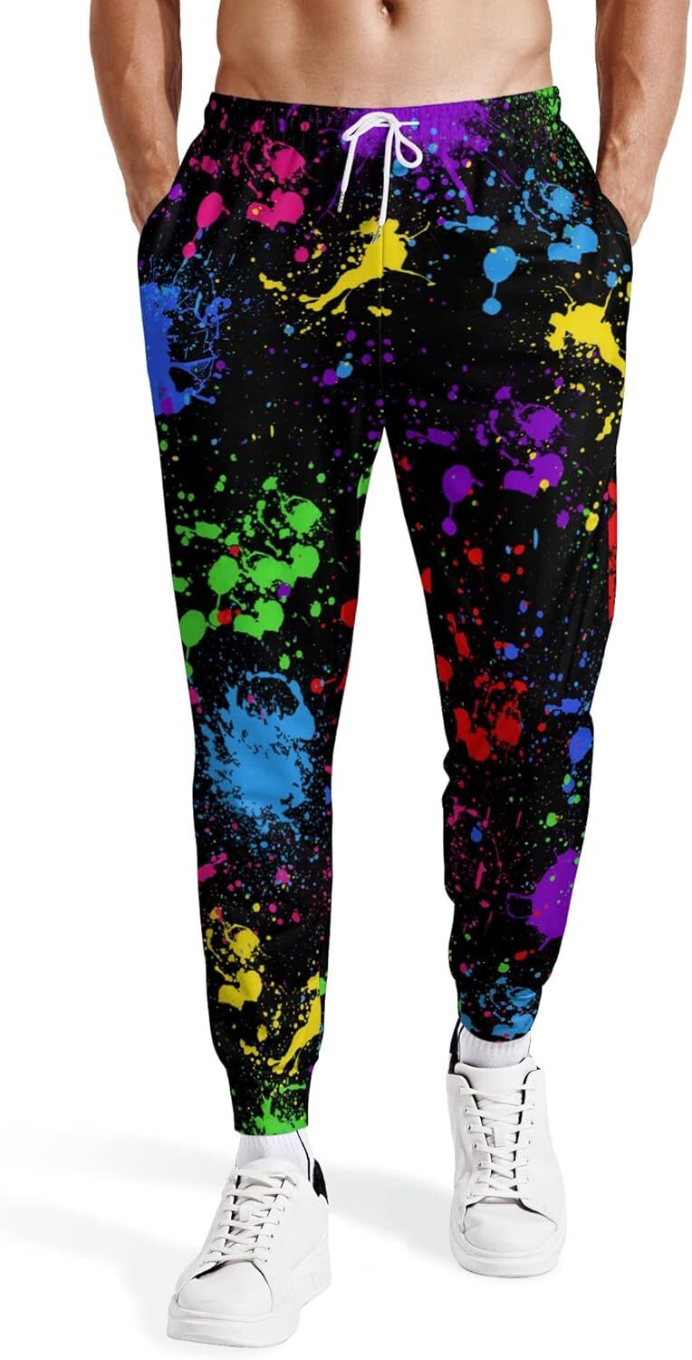 Free shipping 2024 Sweatpants Mens 3D Printed Pants Joggers Casual Workout Interesting Pattern Sports Trousers For Gym Running Sweat Trousers Y2K