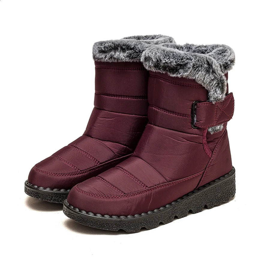 Snow Women Boots Soft Womens Boots Platform Ladies Shoes Fur Keep Warm Boots Ladies Plus Size Botas Mujer Winter Shoes 240826