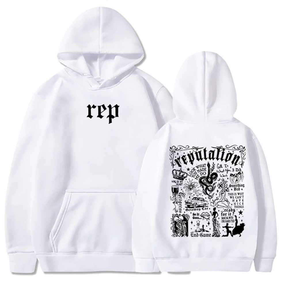 Taylor Reputation Hoodie Pop Music Hoodie Taylor Music Sweatshirt Music Lovers Gift Swift Pullover Tops Streetwear W240827