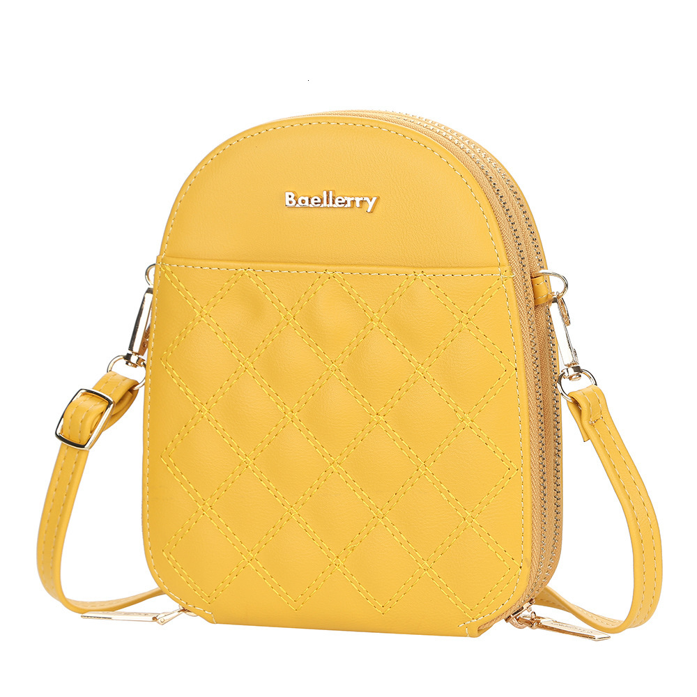 Ladies' Large Capacity Crossbody Bag with Double Zipper and Embroidery