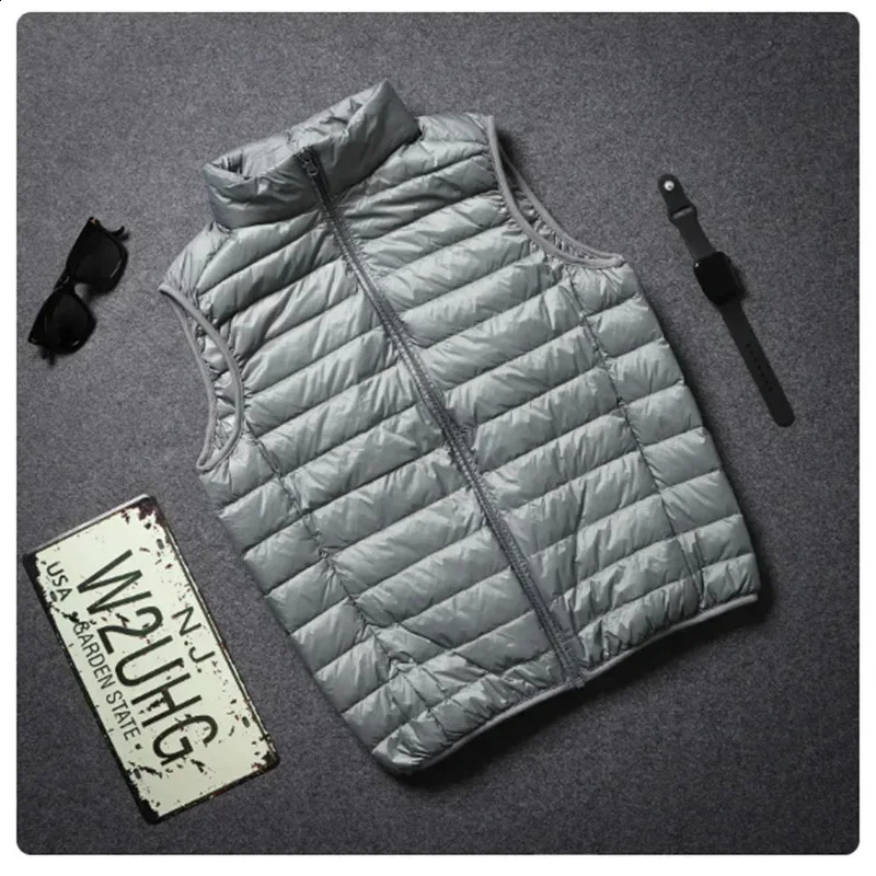 Outdoor Leisure Vest Men Pure Cotton Slim Warm Solid Color Coat High Quality n Selling Jacket 240827