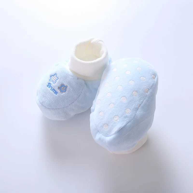 Baby 2 pairs of shoes baby boy girl shoes soft soled colored baby shoes childrens newborn shoes first walking boots M240827
