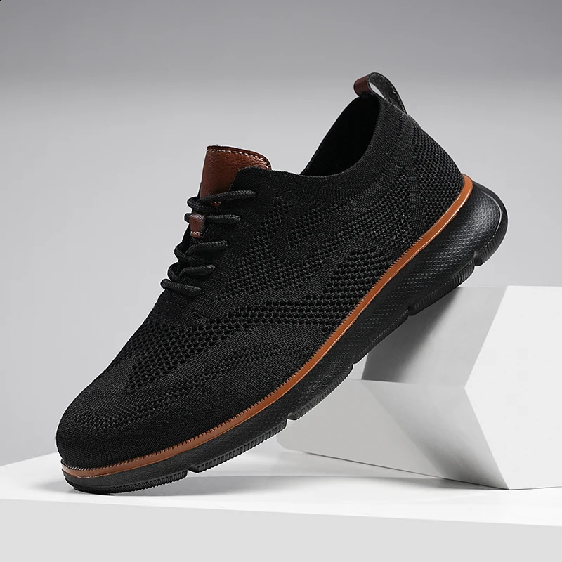 Fashionable mens casual shoes outdoor running sports shoes anti slip mesh walking shoes lightweight comfortable breathable shoes large size 240827