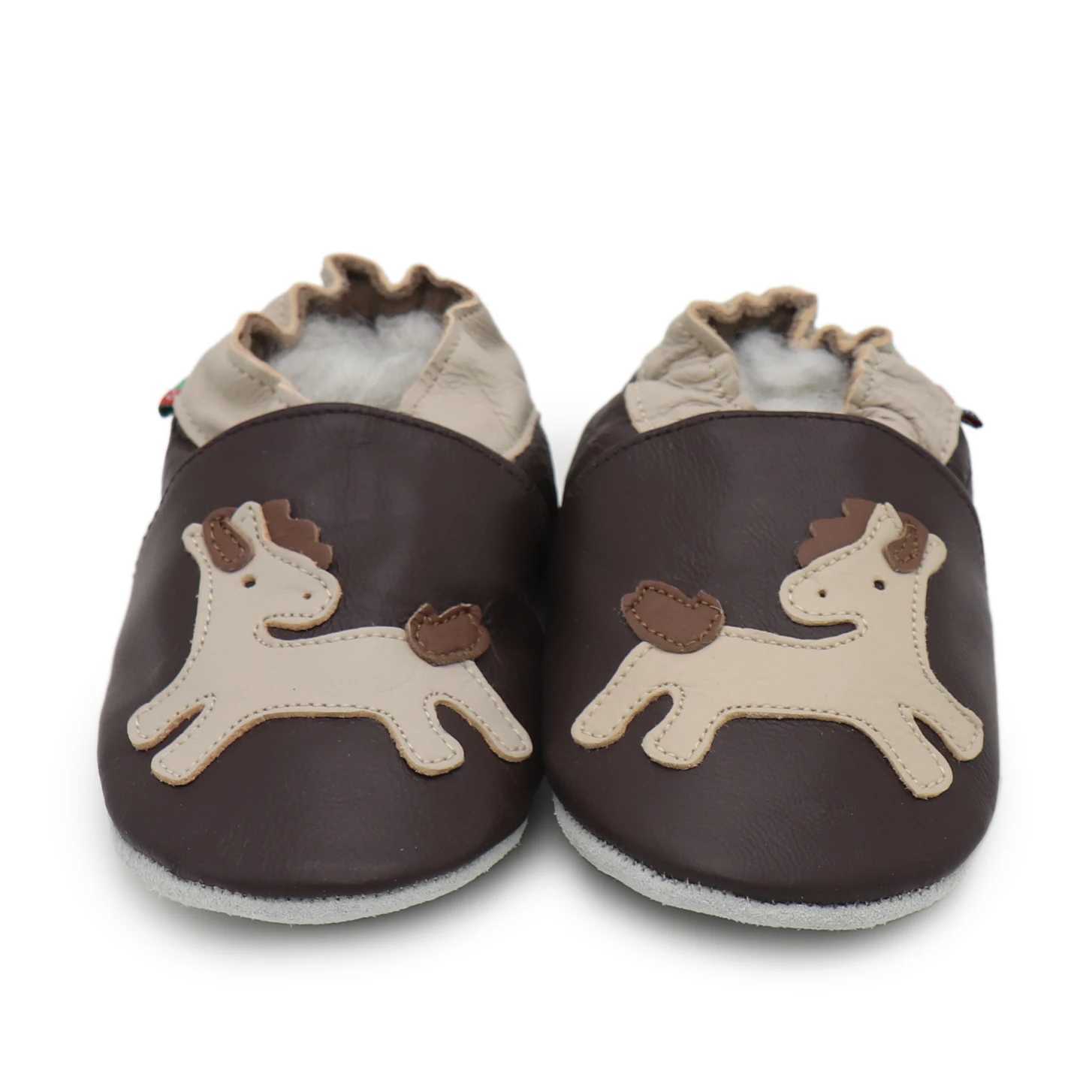 Carozoo soft sheepskin baby womens shoes soft sole childrens shoes baby slippers indoor socks baby neutral baby boots M240827