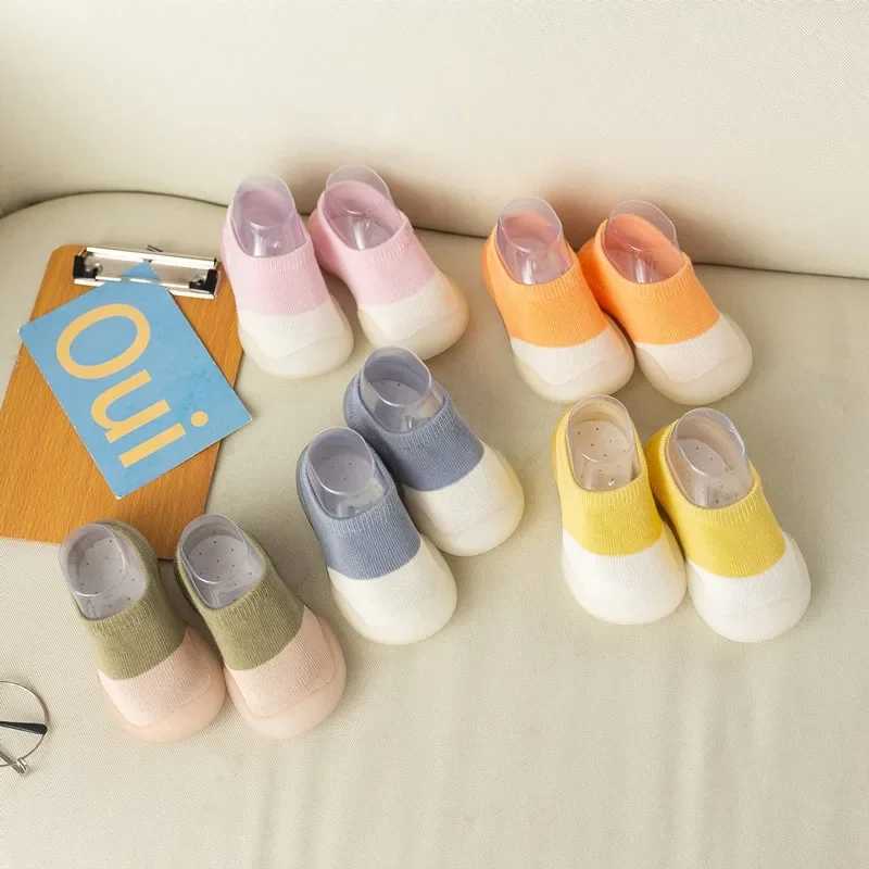 Baby socks baby patches cute walking shoes soft soles non slip floor shoes breathable first step shoes for young children girls and boys M240827