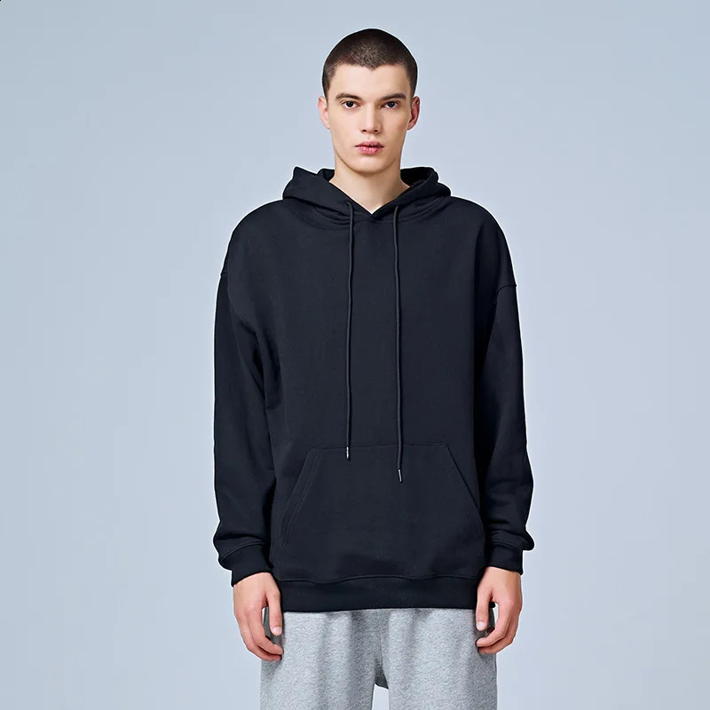 Blank Fleece Pullover Hoodies Unisex Wholesale Hip Hop 11 Color Hooded Sweatshirt Men Fashion Black Hoodie For 240826