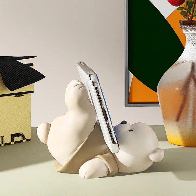 Creative Paper Plane Bear Figures Cute Cartoon Resin Sculptures Gift For Friend Kids Birthday Present Home Decoration Statuettes 240827 - view 6