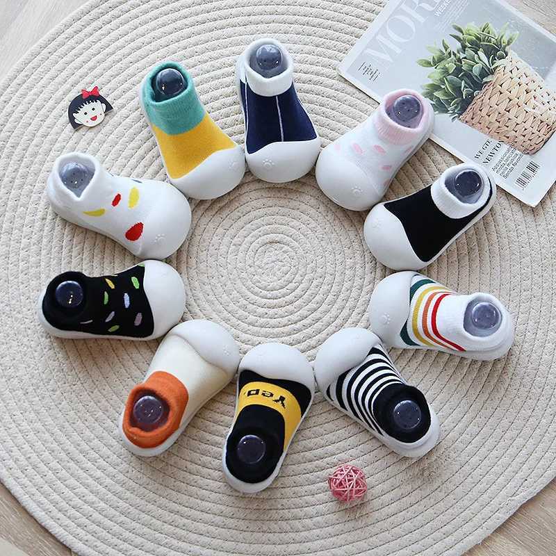 Baby socks shoes newborn summer baby shoes soft rubber sports shoes cute colors baby toddler girl first step walking shoes M240827