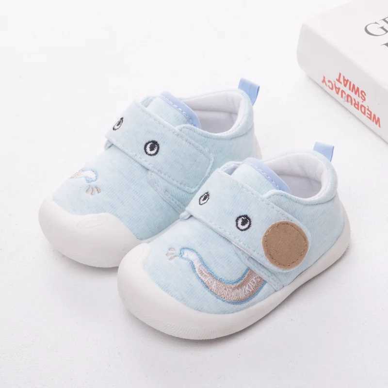0-1 Baby First Step Walker Preschool Shoes Baby Boys Non slip Breathable Shoes Childrens Soft soled Casual Shoes M240827