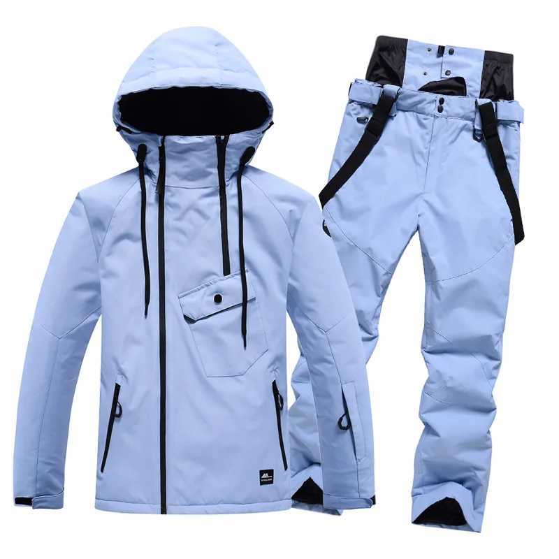 Skiing Suits Ski Suit For Men And Womens Windproof Waterproof Warm Breathable Winter Snow Suit H240826