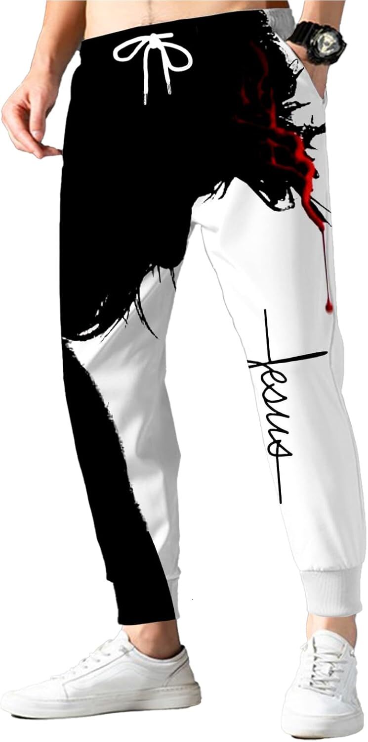 2024 sweatpants mens Jogger Sweatpants with Pocket 3D Print Graphic Novelty Pants Casual Sports Track Pants sweat pants w250430