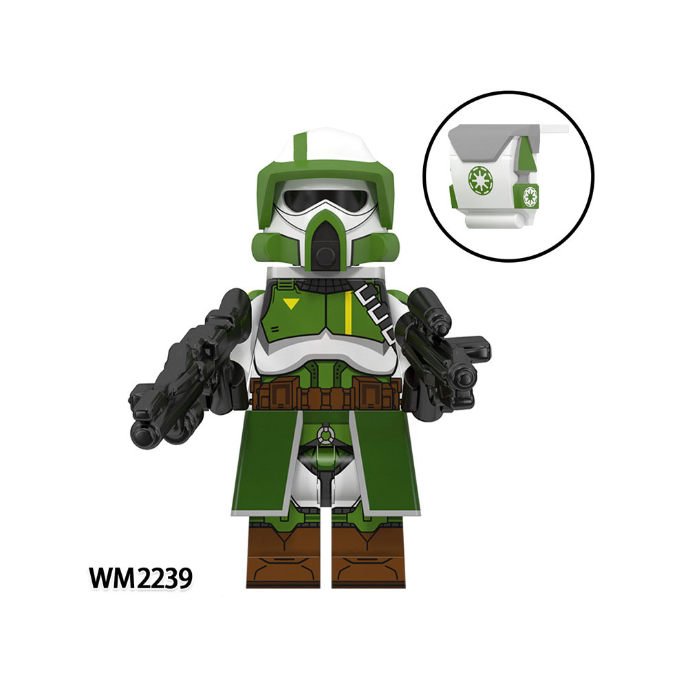 Foreign trade goods WM6125 TV movie series soldiers assembling human block toys in bags