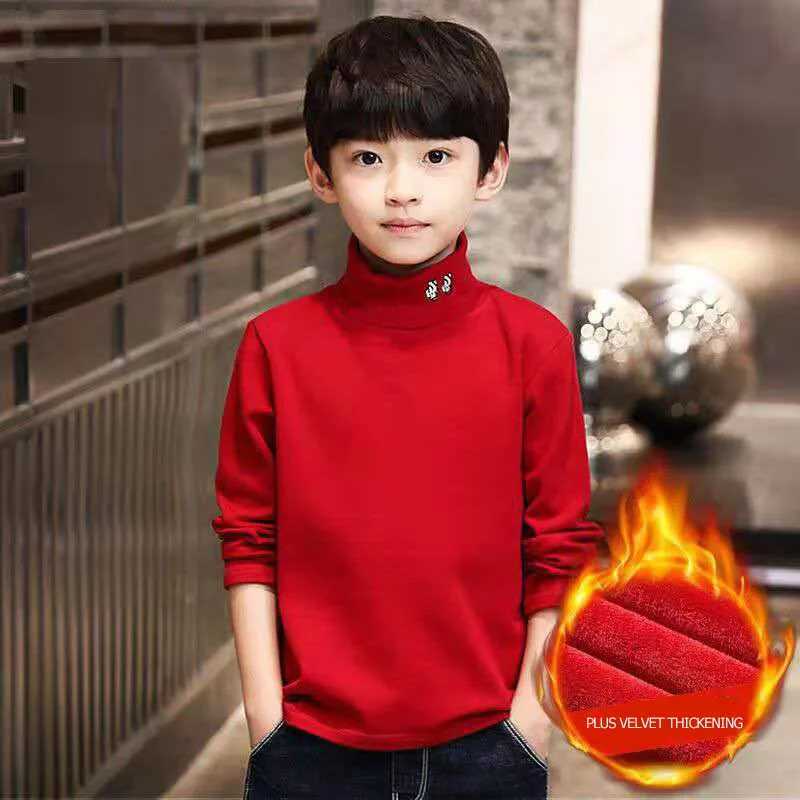 2023 Childrens High Collar Sweater Boys Clothing Girls Turtle Neck Clothing Knitted Sweater 4 6 8 10 11 12W240824
