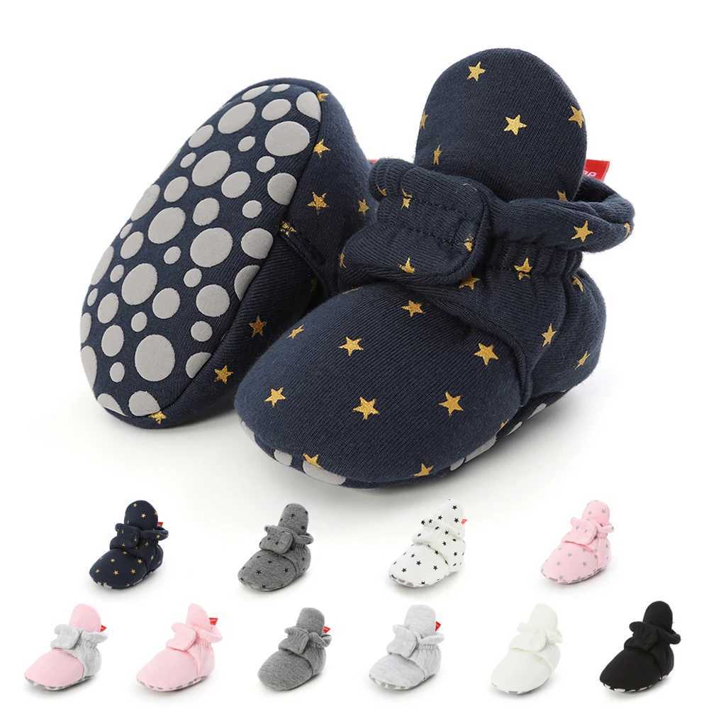Baby shoes boots warm and non slip cotton comfortable and lightweight baby crib shoes for young children M240827