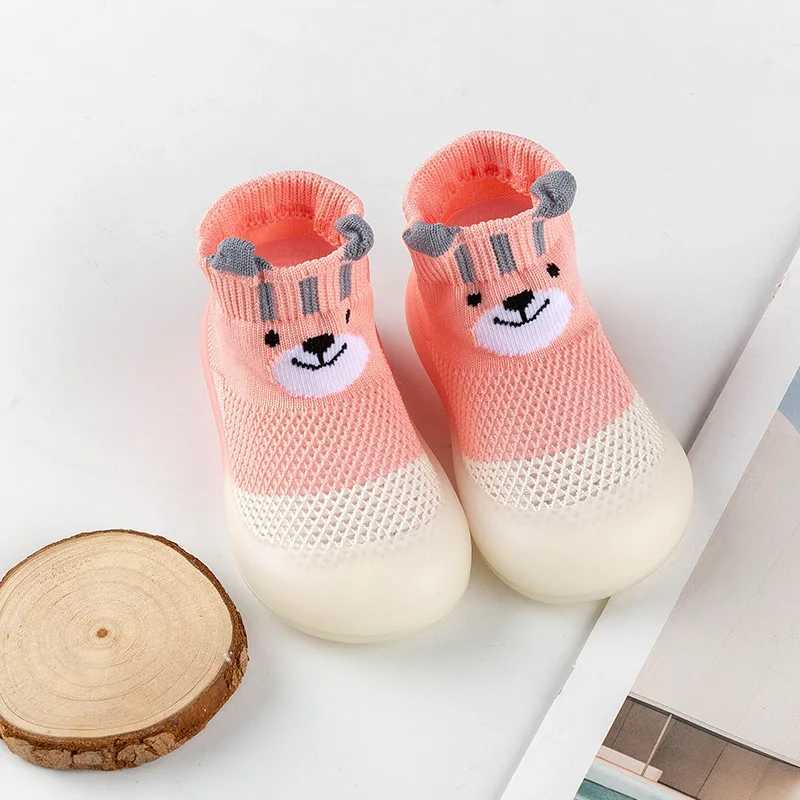 Baby shoes soft rubber soles first mover childrens socks non slip flooring childrens socks M240827