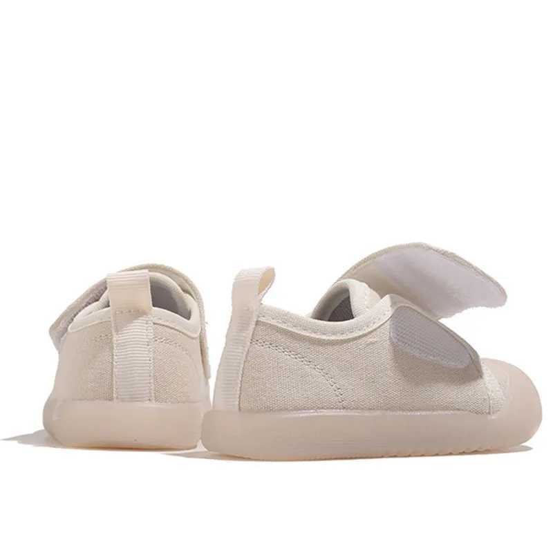 New Spring Baby Shoes Canvas Cute Dinosaur Preschool Girls Barefoot Shoes Anti slip Fashion Little Boys Sports Shoes EU 16-25 M240827