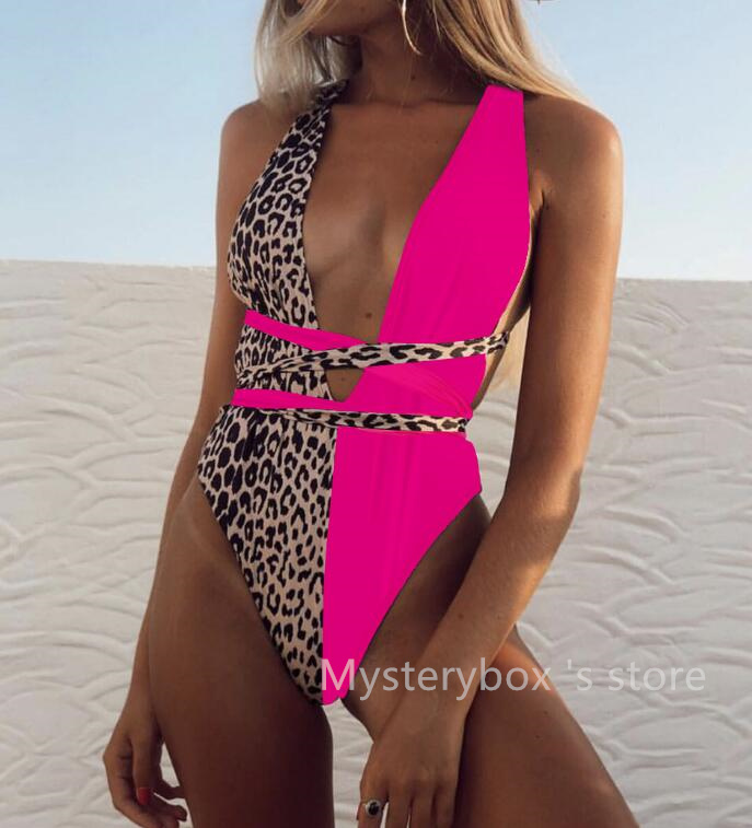 Fashion woman 2024 Bikinis set One piece luxury designer bikini swimwear leopard print triangle beach high waist Hollow steel Triangle bag swimsuit sp