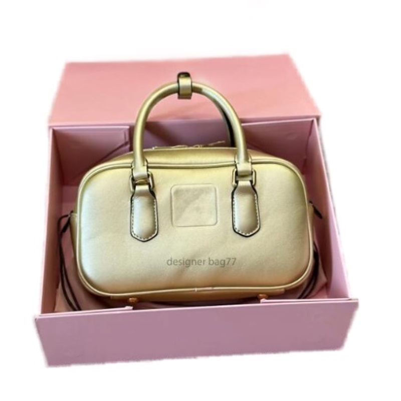 Women designer bag leather bowling wander handbag shoulder wrinkled lady cute hobo bags Crossbody Bag Pillow half moon brown pink white black red xb15