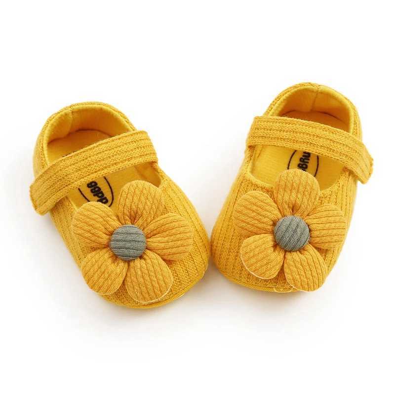 Autumn casual anti-skid bow sports shoes for children with soft soles first walker 0-18 months spring baby girl princess shoes 1 year M240827
