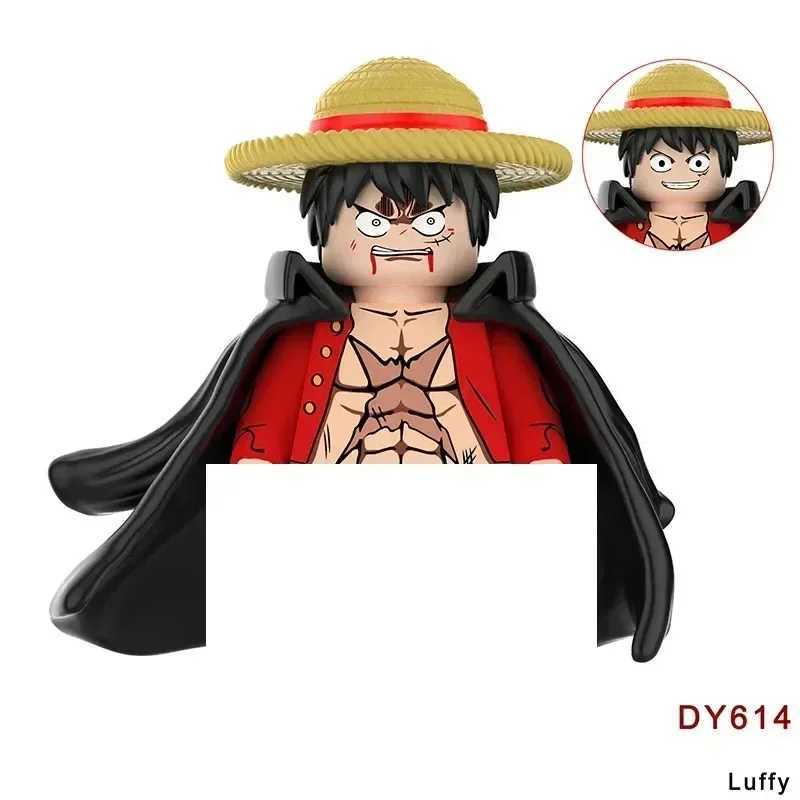 DY613 DY621 DY623 DY634 Anime Luffy Tony Chopper Sanji Ace Toy Assembly Doll Building Blocks Birthday Gift Free shipping