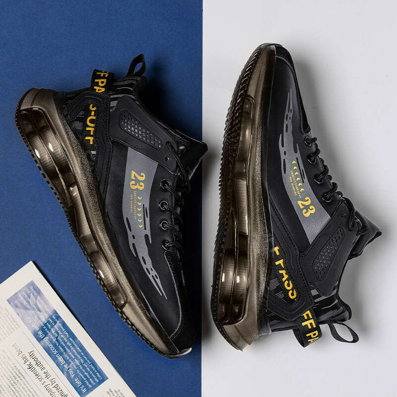 Stylish Men's Athletic Shoes for Sports - Enhanced Ventilation for Comfort during Running and Tennis Games Basketball Stylish Performance Footwea
