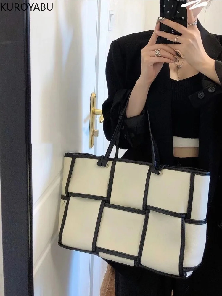 Women Tote Bag Large Capacity Y2k Shoulder Bag Fashion Crossbody Bag Handle Handbag Casual Women Handbag Big Shopper Bags 49A506 240827