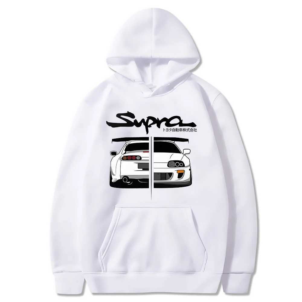 The first D Supra n JDM mens and womens competition in 2024 loose printed random long sleeved Japanese sports random sportswear W241230