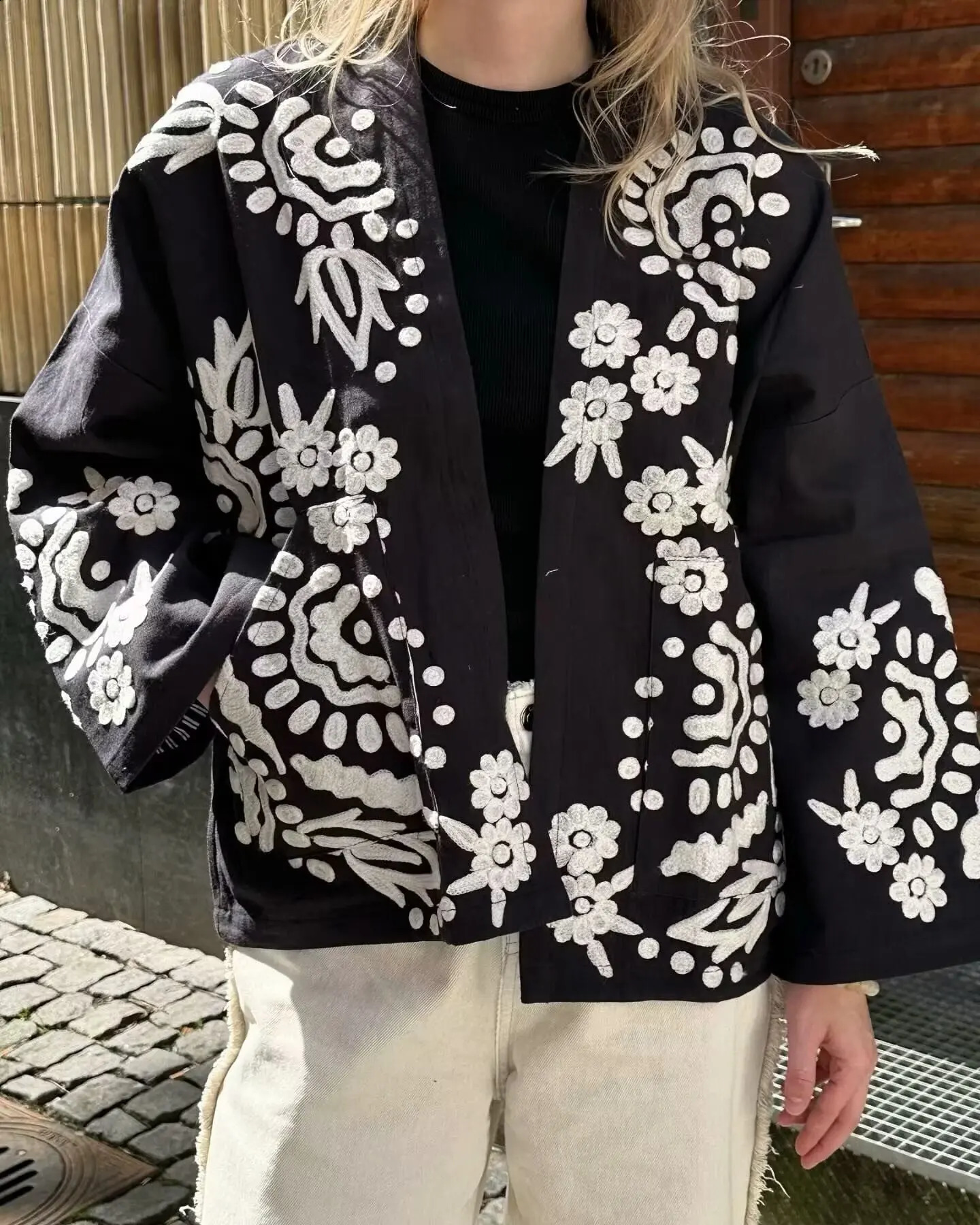 Belt floral print jacket for women Y2k loose elegant long sleeved womens dress zipper fashionable sweet cool ultra-thin jacket 240827