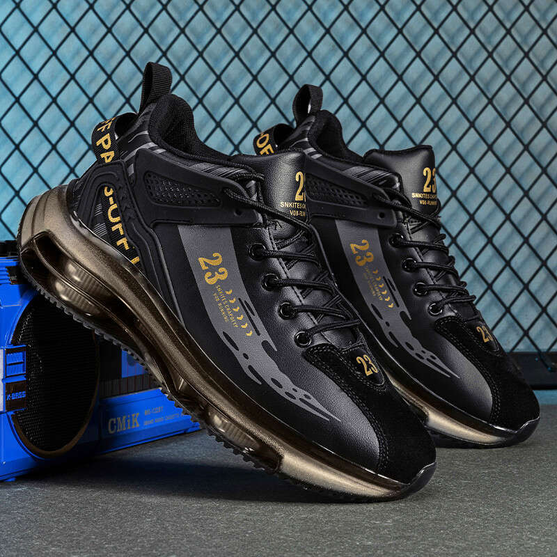 Stylish Men's Athletic Shoes for Sports - Enhanced Ventilation for Comfort during Running and Tennis Games Basketball Stylish Performance Footwea