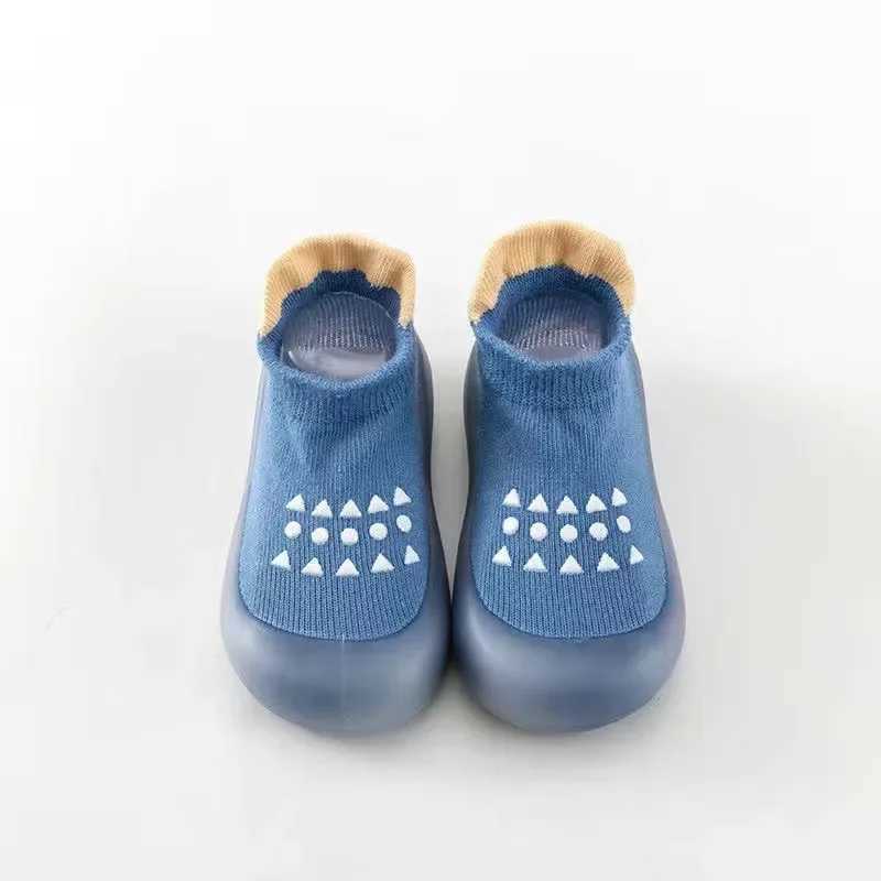 1 pair of Combed Cotton newborn baby boy and girl shoes anti slip and breathable childrens soft soled shoes baby walking and toddler shoes M240827