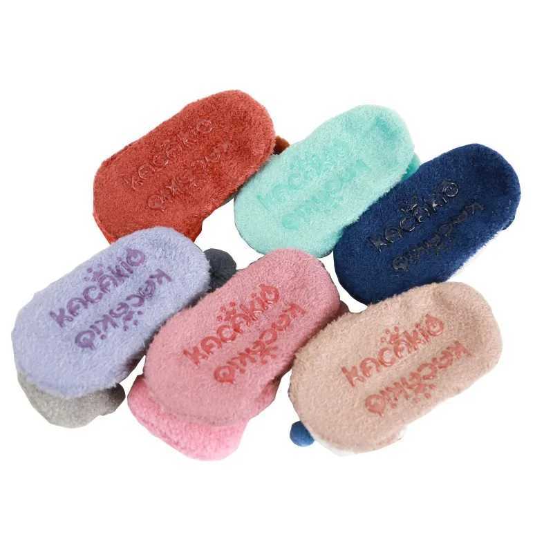 The first walker new toddler baby crawling shoes boys and girls lamb slider front walker trailer fur winter animal ears M240827