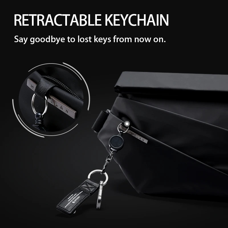 Mens Crossbody Bag Fashion Oxford Waterproof Simple Black Multifunction Males Shoulder For Youth 240826