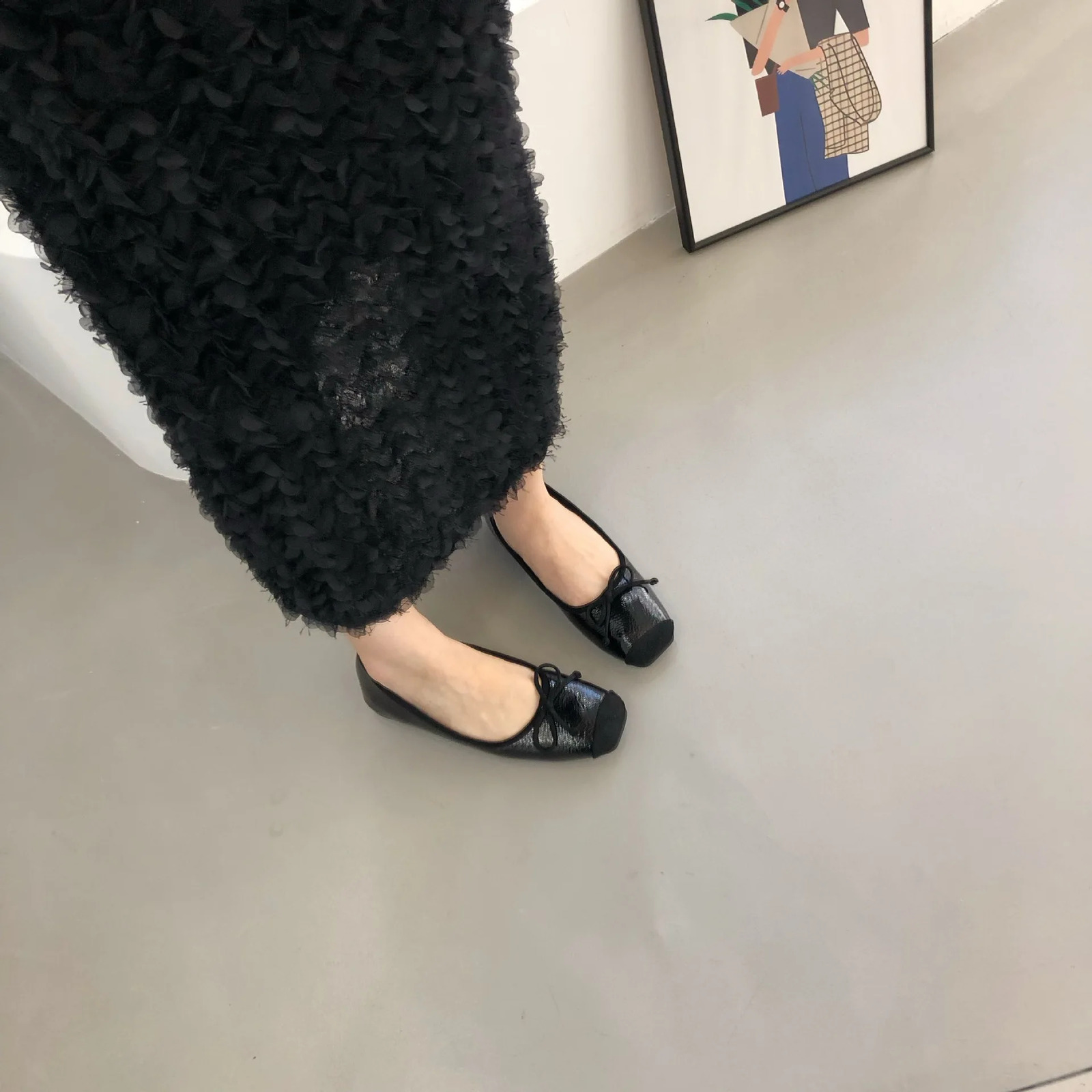 Mixed Colors Soft Round Toe Golden Shoes Casual Female Sneakers Dress Flats Women Autumn Bow-Knot Shallow Mouth Yellow Boat Gran 240826