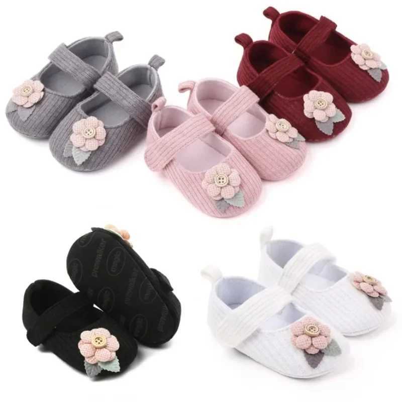 New baby shoes bow tie princess shoes non slip toddler shoes first mover newborn baby shoes comfortable baby shoes M240827