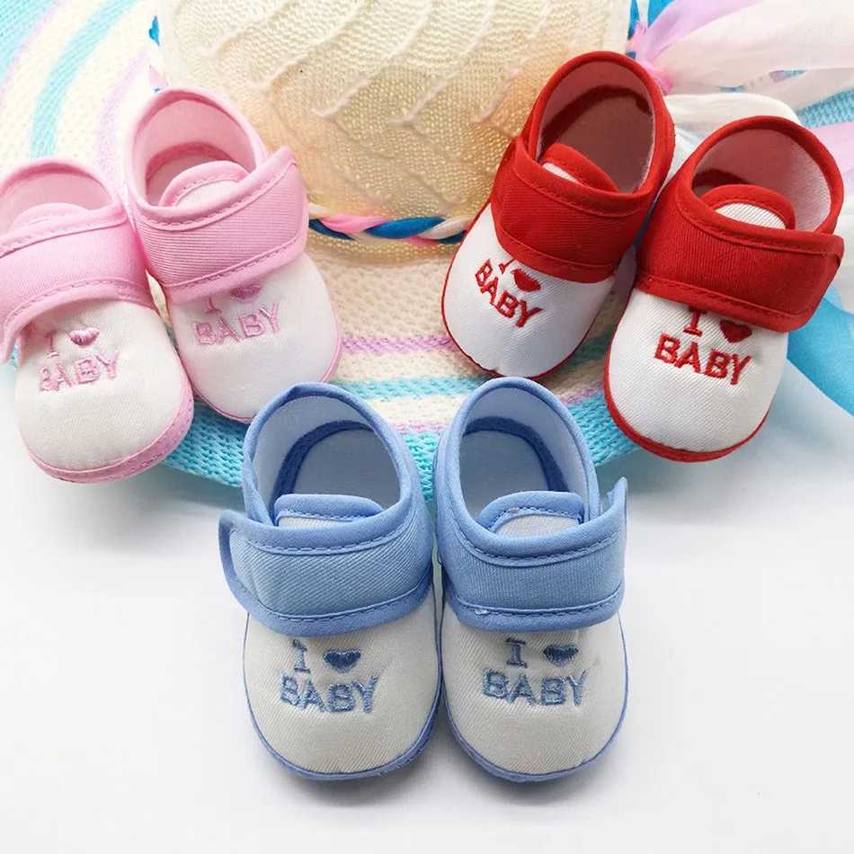 Boys and Girls Apartment Childrens Spring and Summer First Step Walker Newborn Heart Flower Bow Soft Bottom Slide Baby Bed Shoes 3-12 Months M240827