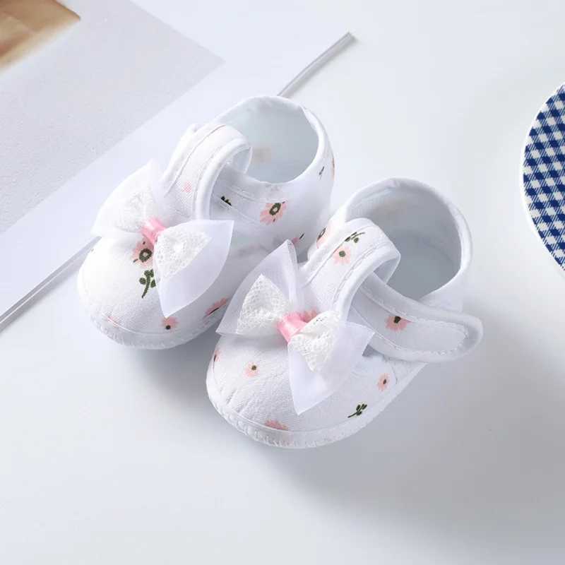 Baby girl flower decoration slider a comfortable soft bottom suitable for newborns and infants (0-8 months) M240827