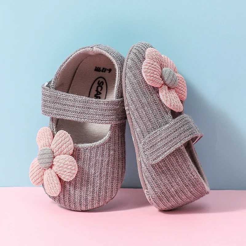 0-18 meter first walker pure cotton soft soled baby shoes new born anti slip sports shoes bow shaped baby shoes girls soft soled baby shoes M240827