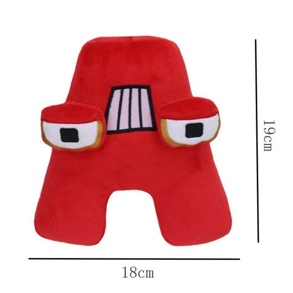 Alphabet Lore plush toys A-Z English letter stuffed animals plush toys childrens education Christmas gifts W240827