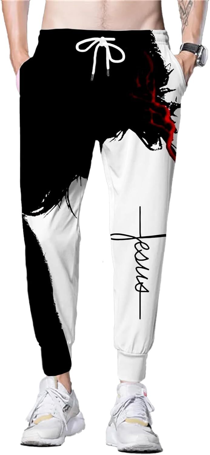 2024 sweatpants mens Jogger Sweatpants with Pocket 3D Print Graphic Novelty Pants Casual Sports Track Pants sweat pants w250430