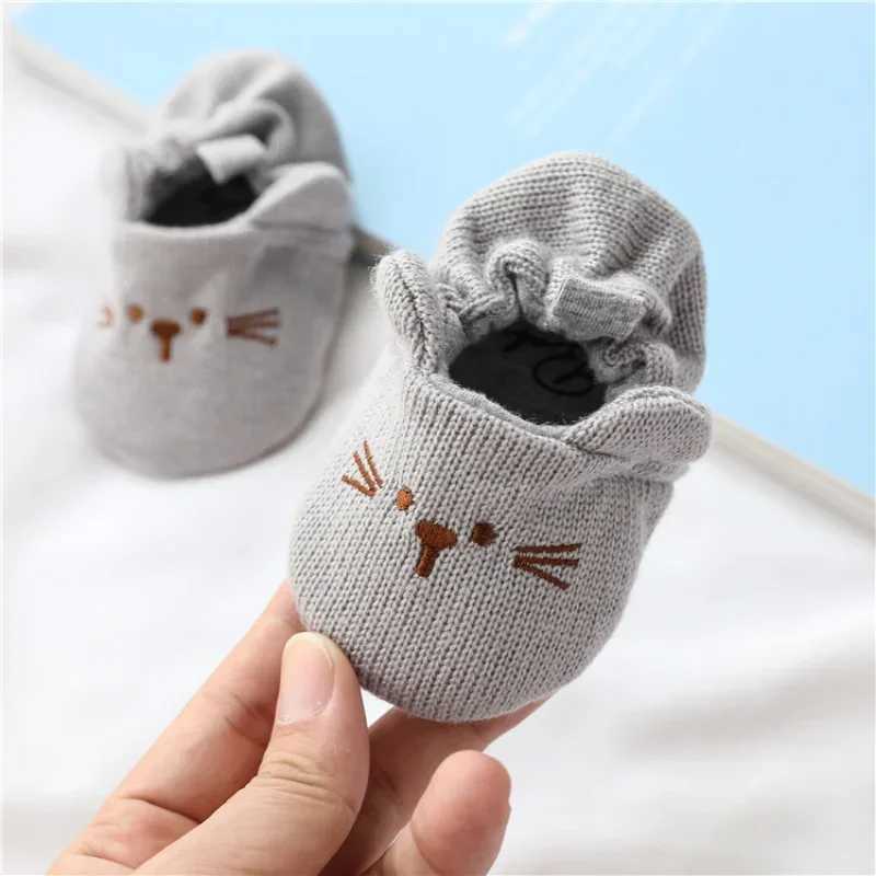 1-year-old baby and toddler baby shoes knitted wool shoes that wont fall off baby walking shoes M240827