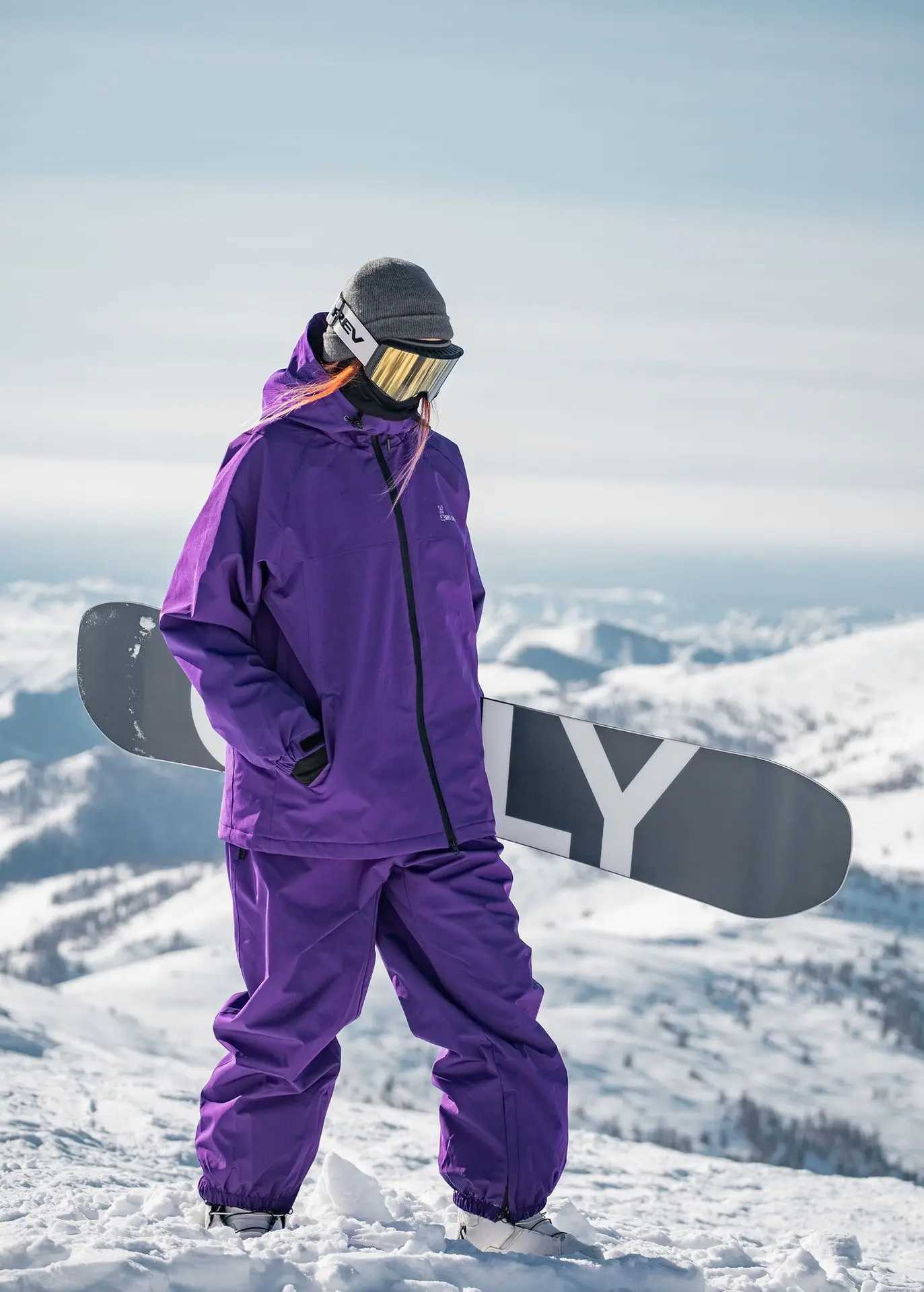 Skiing Suits 2024 Winter Oversized Woman Ski Suit Set Women Snowboarding Set Female Outdoor Snowsuit Waterproof Windproof Skiing Jacket Set H240826