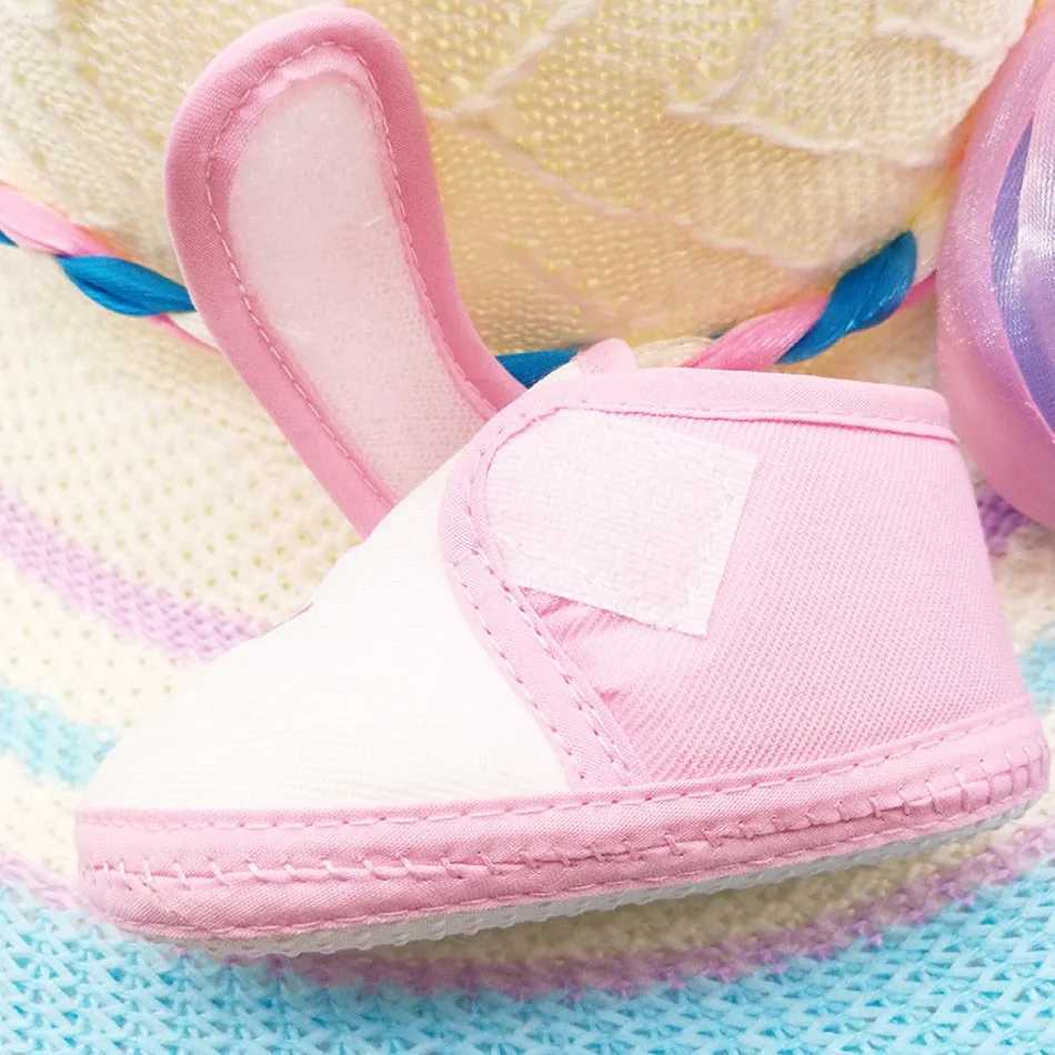 Boys and Girls Apartment Childrens Spring and Summer First Step Walker Newborn Heart Flower Bow Soft Bottom Slide Baby Bed Shoes 3-12 Months M240827