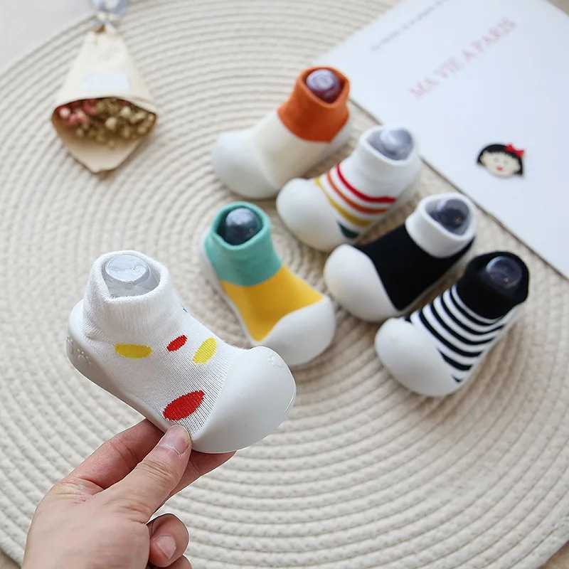 Baby socks shoes newborn summer baby shoes soft rubber sports shoes cute colors baby toddler girl first step walking shoes M240827