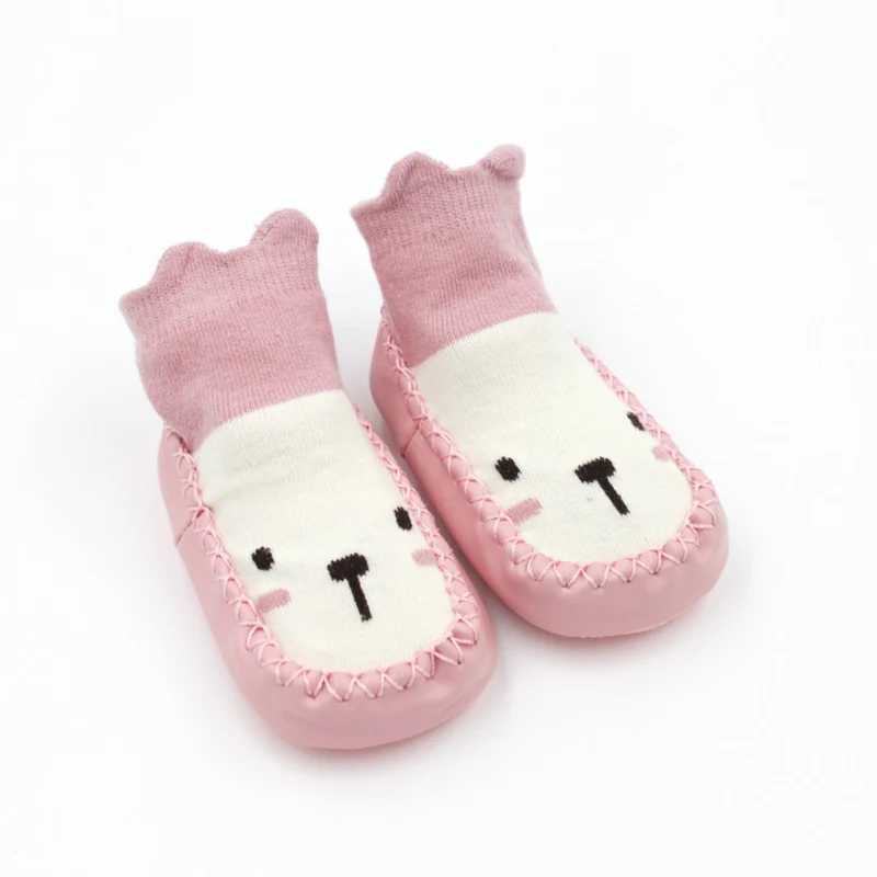 Preschool baby girl boy shoes first walker baby cartoon newborn baby girl boy anti slip socks anti slip shoes boots M240827
