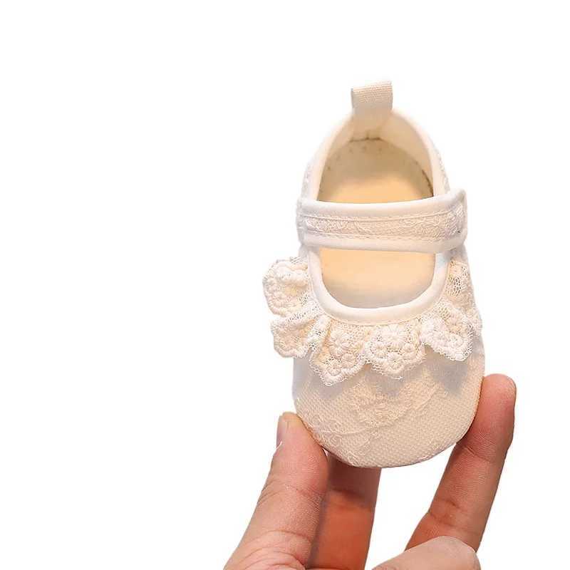 Zapatos Bebe Ni a baby shoes spring new baby lace princess shoes soft soled baby walking shoes for girls and boys M240827